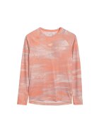 4F Tricou ciclism femei maneca lunga - uscare rapida - portocaliu