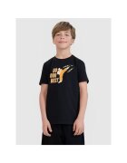 4F Tricou copii JRSS25TTSHM2643-20S - - Bumbac - Negru