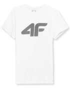 4F Tricou cu logo din bumbac -