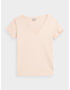 4F Tricou dama - 302880386 - Bumbac - Ecru