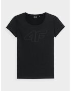 4F Tricou dama - 302882274 - Bumbac - Negru