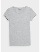 4F Tricou dama - 302882298 - Bumbac - Gri - Gri