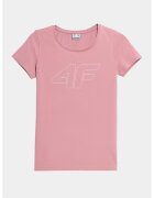 4F Tricou dama - 302882335 - Bumbac - Roz