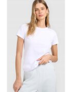 4F Tricou dama - alb bumbac