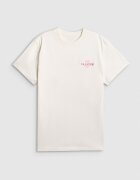 4F Tricou dama bej - bumbac - cu imprimeu -