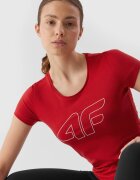 4F Tricou dama Bumbac - Alb -