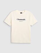 4F Tricou dama - bumbac ecru