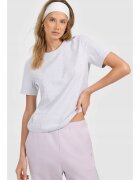 4F Tricou dama - gri deschis - bumbac