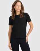 4F Tricou dama - negru - bumbac