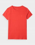4F Tricou dama rosu - bumbac - Rosu