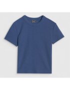 4F Tricou dama slim - bleumarin - viscoza