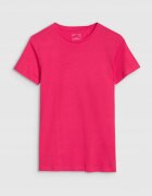 4F Tricou dama Slim - roz - stil sportiv