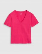 4F Tricou dama - supradimensionat - roz - Roz