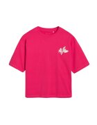 4F Tricou dama WSS25TTSHF1996-11S - - Bumbac - Roz