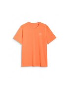4F Tricou de antrenament portocaliu - uscare rapida - material sintetic