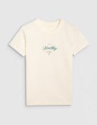 4F Tricou Ecru - Bumbac - Ecru