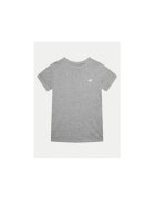 4F Tricou fete - 303943479 - Bumbac - Gri - Gri