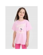 4F Tricou fete JRSS25TTSHF2644-56S - - Bumbac - Roz