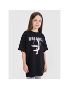 4F Tricou fete JRSS25TTSHF2646-20S - - Bumbac - Negru