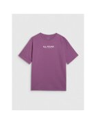 4F Tricou Fete Oversize Bumbac Junior - 67451 - Violet inchis