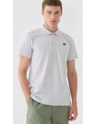 4F Tricou gri barbati Bumbac