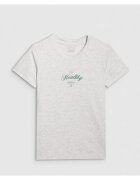 4F Tricou gri deschis - bumbac - Gri deschis