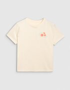 4F Tricou Hawaiian Oversize Bumbac 100% - Crem - Crem