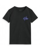 4F Tricou Negru - 100% Bumbac - Negru