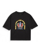 4F Tricou Negru Bumbac - Negru