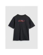 4F Tricou Oversize Baieti Junior - 100% Bumbac - 45676 - Negru