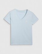 4F Tricou oversize - bumbac - albastru