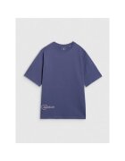 4F Tricou Oversize Fete Junior Bumbac - 78664 - Albastru