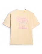 4F Tricou Oversize Fete Junior - Bumbac - Imprimeu - 32687 - Crem