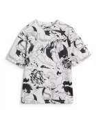 4F Tricou Oversize Fete Multicolor Bumbac - 48934 - Multicolor