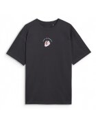 4F Tricou Oversize Negru 100% Bumbac - SS25 - Negru