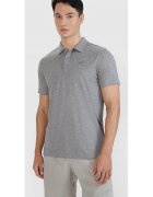 4F Tricou polo barbati croiala obisnuita - uscare rapida -gri - material sintetic - Gri deschis