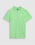 4F Tricou polo barbati imprimeu integral - verde - 100% bumbac - Verde