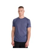 4F Tricou sport albastru - maneca lunga - pentru alergare si antrenament