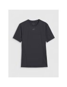4F Tricou sport antrenament - uscare rapida - negru - material sintetic