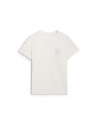 4F Tricou sport barbatesc imprimeu "Everyday Pace" - alb - bumbac
