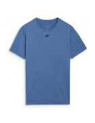 4F Tricou Sport Barbati - Ajustare Regulata - Material Durabil - Protectie Multi Active - Albastru turcoaz - Albastru turcoaz