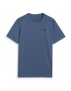 4F Tricou Sport Barbati - Denim - Uscare Rapida - Regular Fit - Tehnologie Dry - Multi Active - Denim