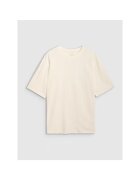 4F Tricou sport barbati supradimensionat - alb - modal