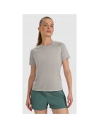 4F Tricou sport dama antrenament - usor - gri - poliester