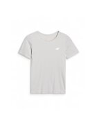 4F Tricou sport dama - Textil - Pentru alergare montana - Gri