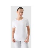 4F Tricou sport pentru femei - Bumbac - Alb