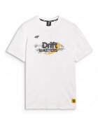 4F Tricou Unisex Drift Masters Bumbac Drift - Alb