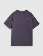 4F Tricou Unisex Oversize Antracit 100% Bumbac - Marimi XS-XXL - Croiala Sportstyle - Sezon SS25