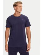 4F Tricou WMM00TTSHM1843 Bleumarin Regular Fit - Bumbac