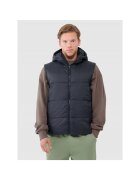 4F Vesta sport barbati - sintetic - cu gluga - neagra